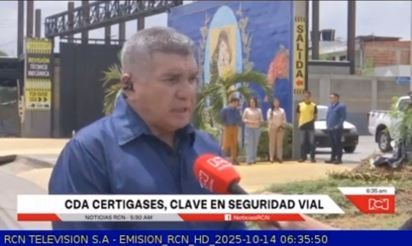 Emisión Certigases en RCN Noticias